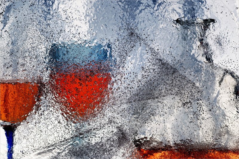 лёд, бокал, бутылка, натюрморт, photo preview