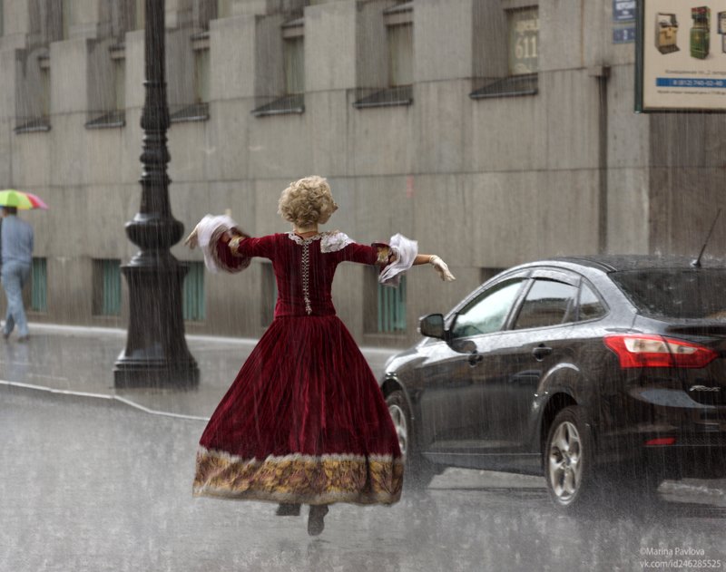 город, санкт-петербург, улица большая морская, уличная фотография, стритфото, репортаж Полька под дождём...photo preview