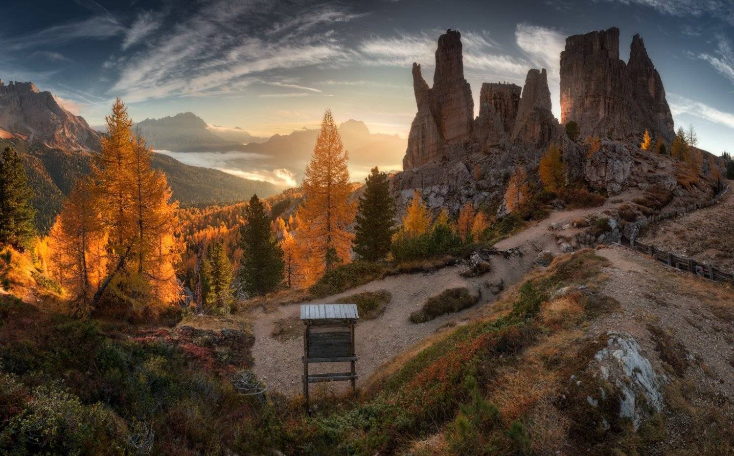 Cinque Torri Чинкве-Торри Доломиты Италия, Михаил Щеглов