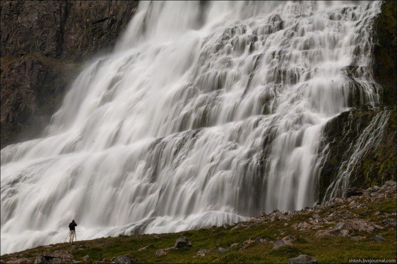 исландия Водопад Dynjandiphoto preview