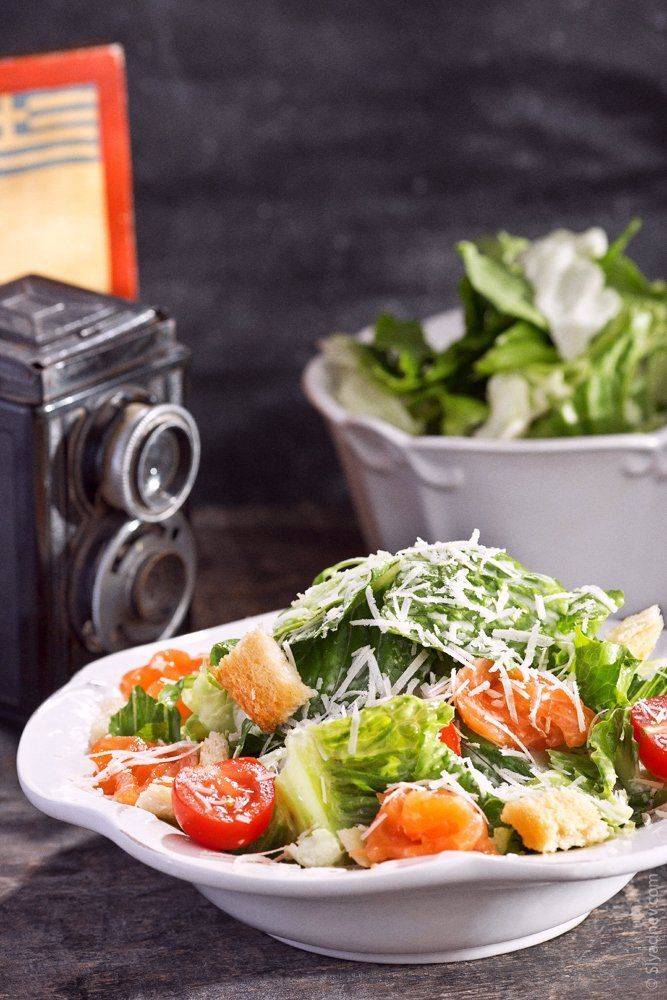 Салат "Цезарь". Автор: Александр Сляднев , Александр Сляднев