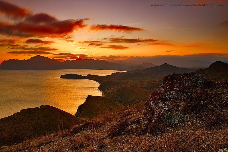 Закат над Коктебелемphoto preview