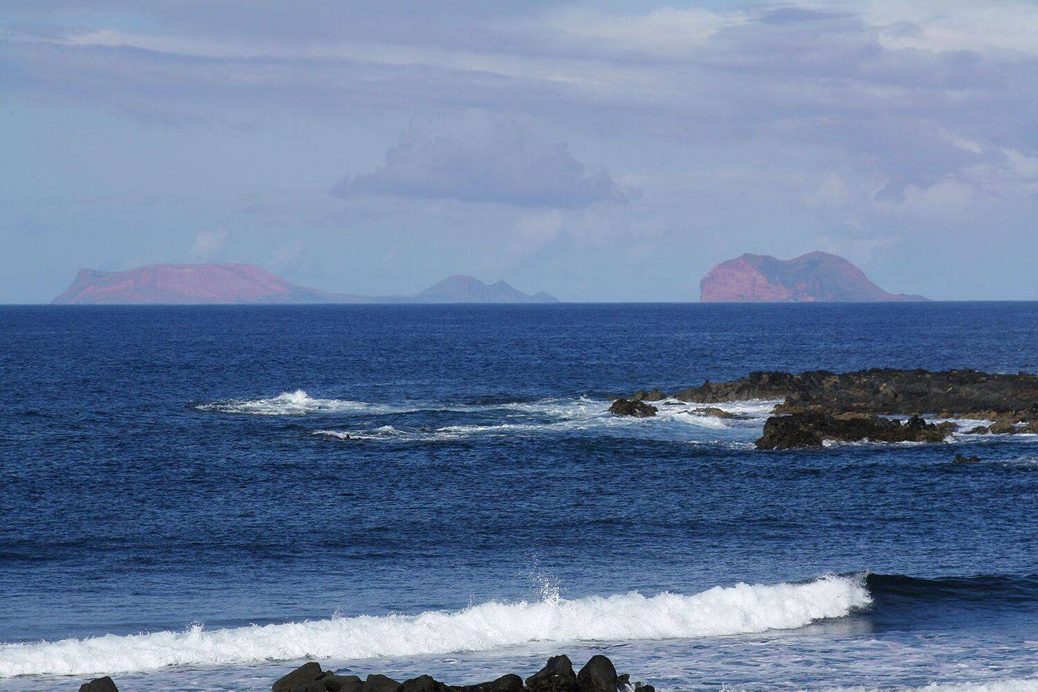 Канарские острова на закате. Автор: Борис Резванцев Канарские острова, Атлантический океан, закат, море, Борис Резванцев