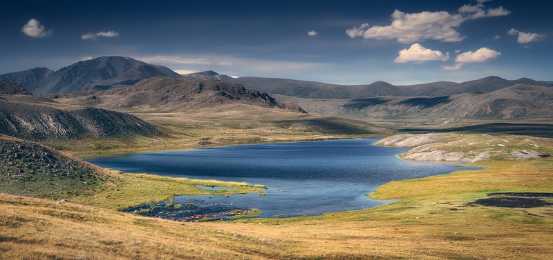 пейзаж, панорама, горы, озеро, алтай, сибирь, природа, путешествия, буйлюкем Просторы Буйлюкемаphoto preview