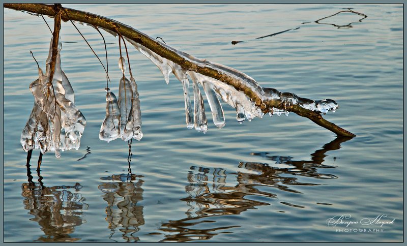 зима, оттепель, сосульки, отражения В ледяном кляреphoto preview
