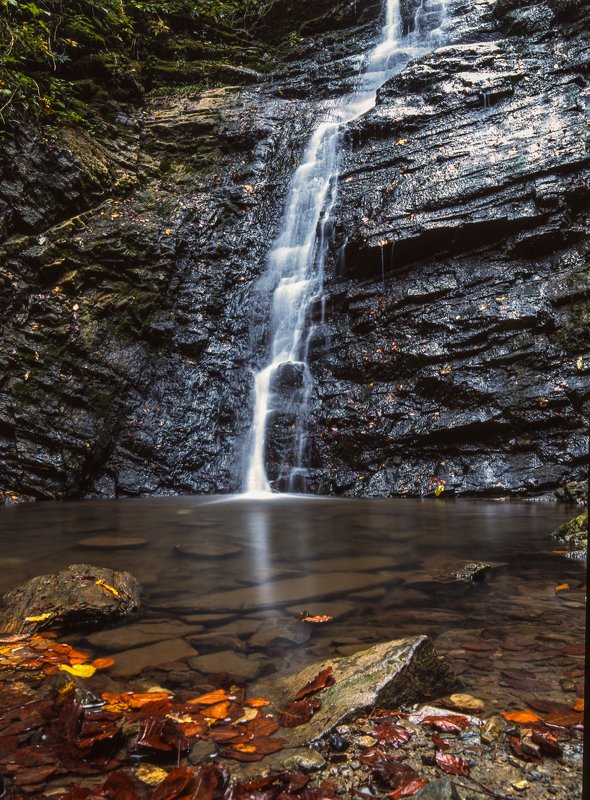 waterfall, stream, water, autumn, carpathians, carpathian mountains, countryside, mood, tranquil, mountains, foliage, wonderland, land, field, scenic, fall, background, tree, outdoor, forest, color, colorful, alpine, hill, scenery, yellow, country, vivid, Waterfall in the Carpathian mountains, Ukraine, Fuji Velvia Filmphoto preview