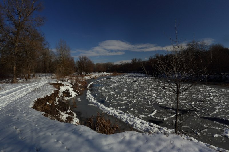 зима, мороз, снег, река, февраль Зимаphoto preview