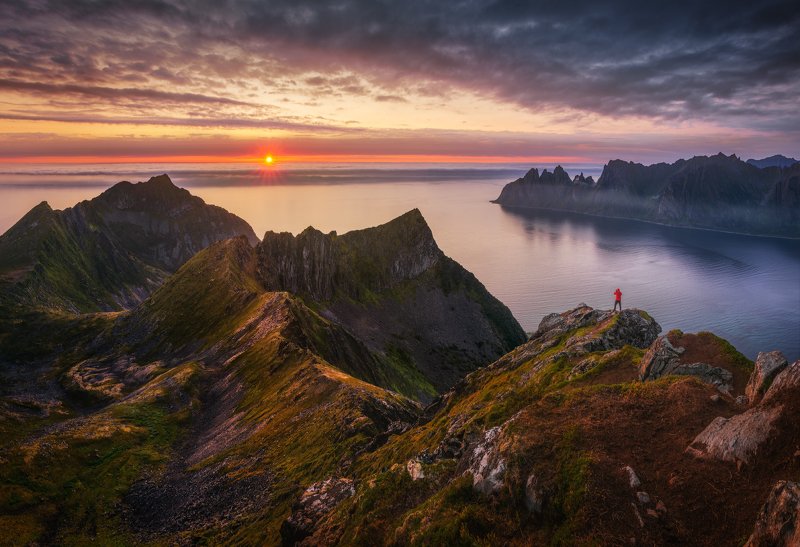норвегия, сенья, husfjellet Белые ночи в Северной Норвегииphoto preview