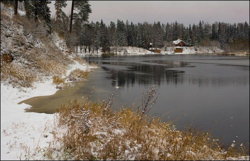 река, оредеж, ноябрь ***photo preview
