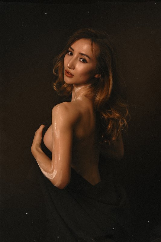 портрет, portrait, девушка, глаза, в белье, girl Lyazzatphoto preview