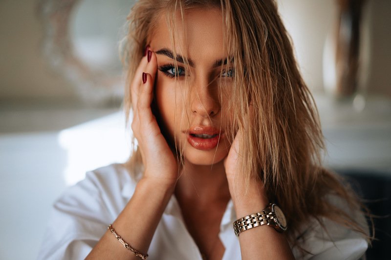 девушка мокрые волосы Машаphoto preview