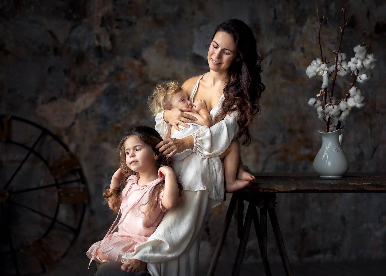 мать и дочь. любовь. семья. нежность., Татьяна Рыбалко