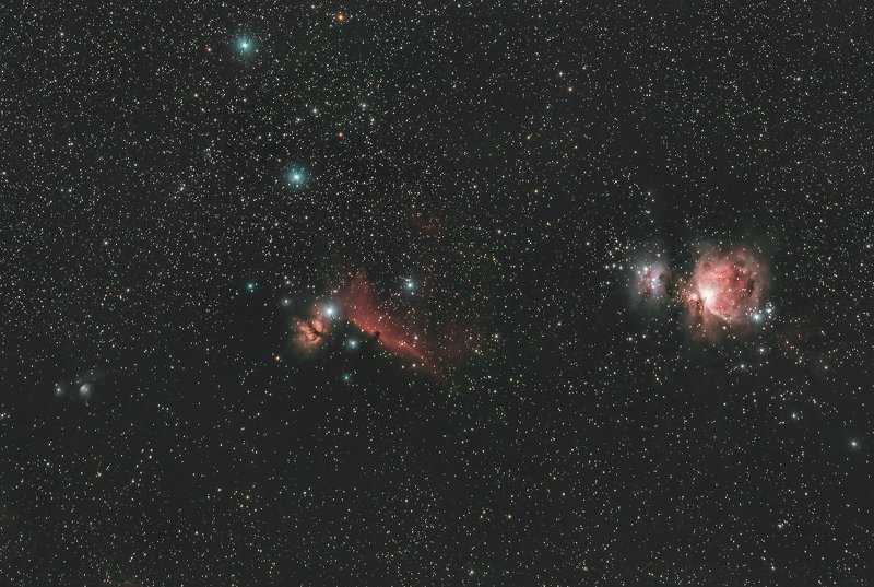 astrophotography Wide field on Orion Constellationphoto preview