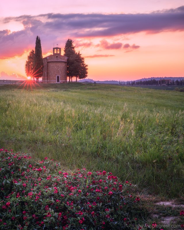 Закат в Тосканеphoto preview