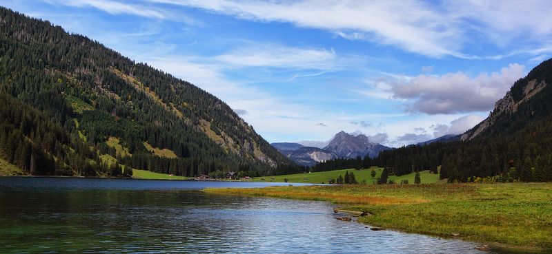 австрия, альпы, vilsalpsee Vilsalpseephoto preview