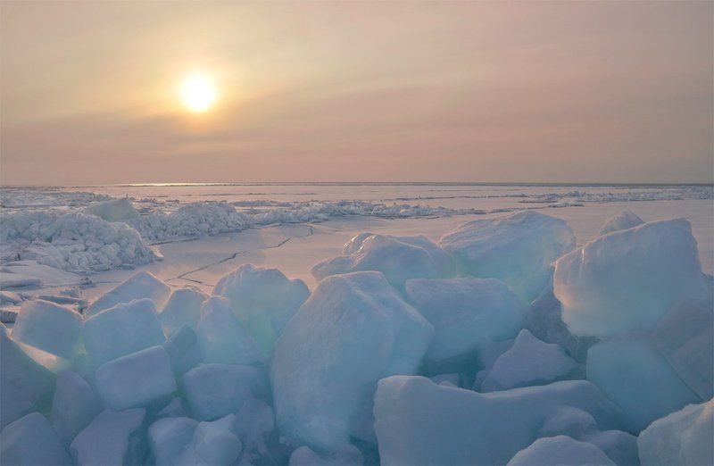 сахалин, лёд, зима, лед, зинаида макарова, zinaida makarova Свечениеphoto preview