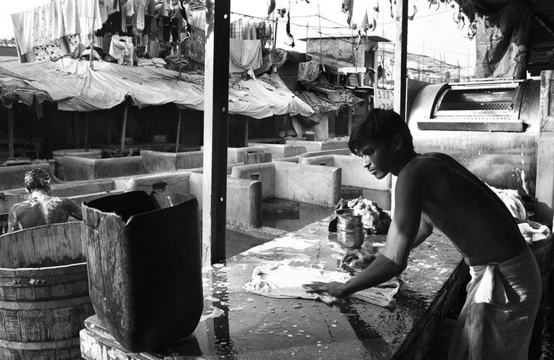 индия, бомбей, dhobi ghats, чистилище, прачечная Бомбейское чистилище...photo preview