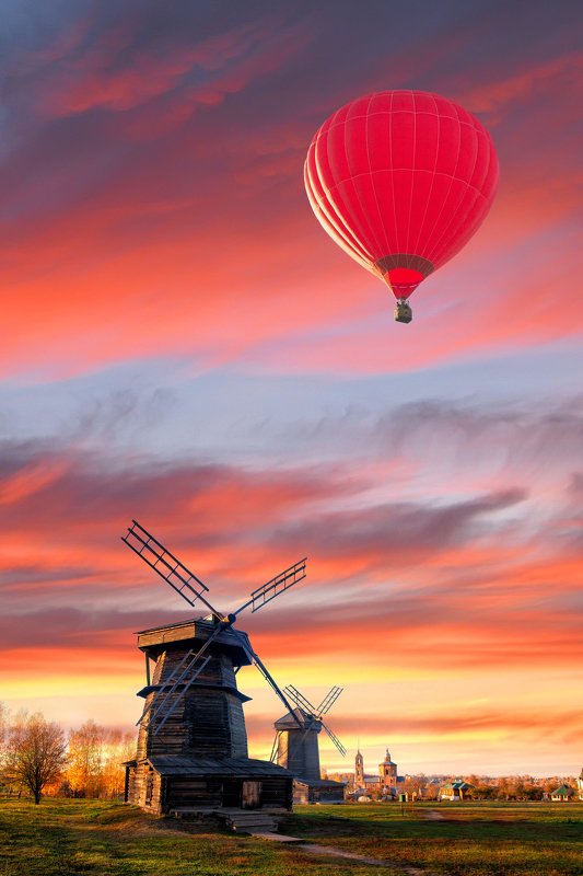 полет, шар, суздаль Полет для двоихphoto preview