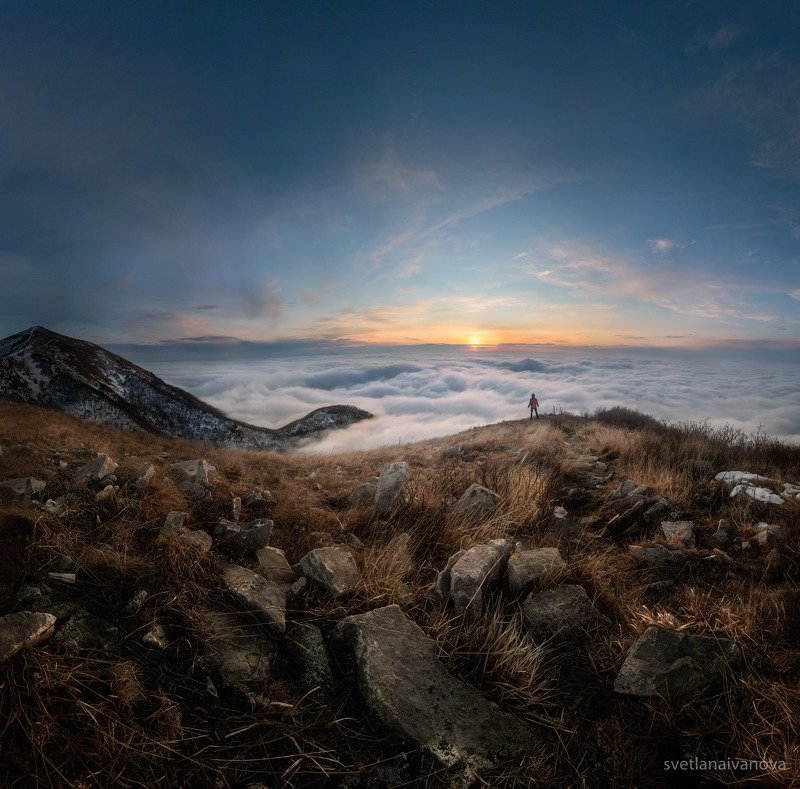 Облачный закат на Бештауphoto preview