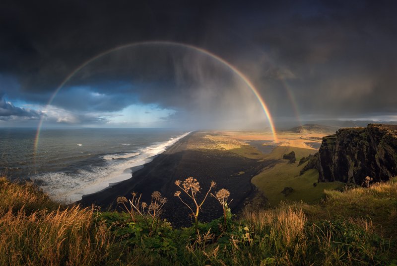 исландия, dyrholaey Предгрозовоеphoto preview