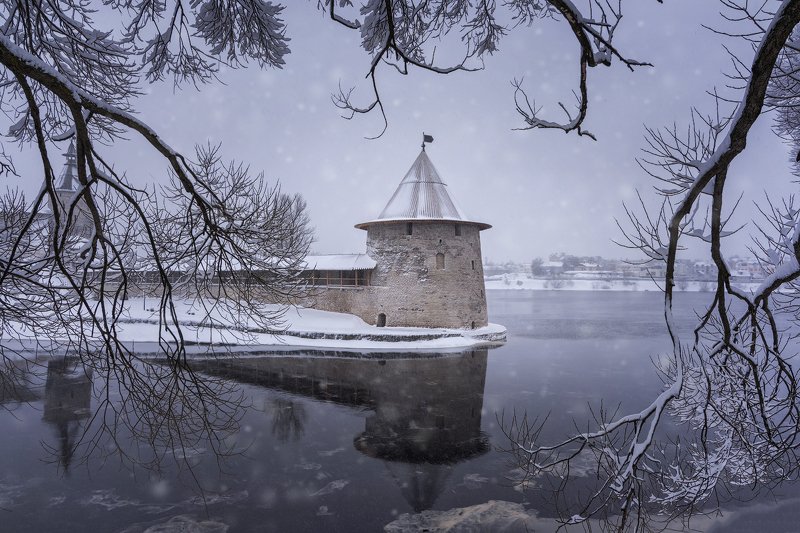 зима, псков, россия, снег Зима пришлаphoto preview