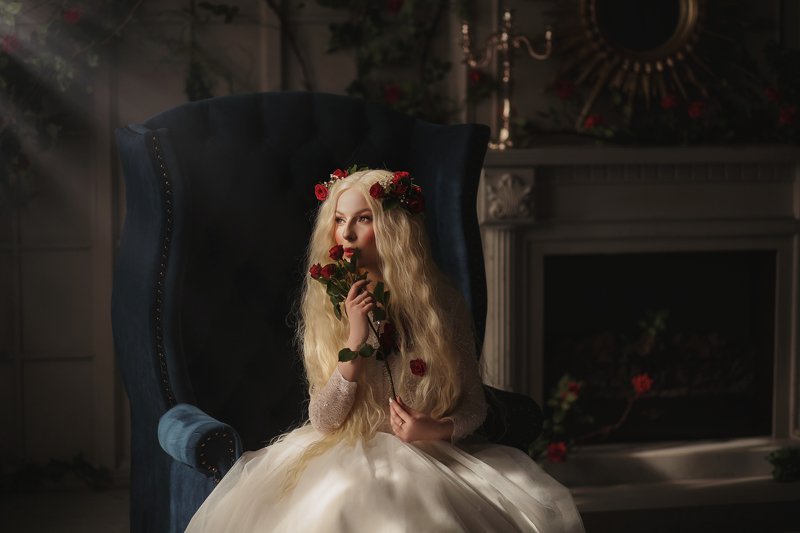 девушка свет сказочная фотосессия  ***photo preview