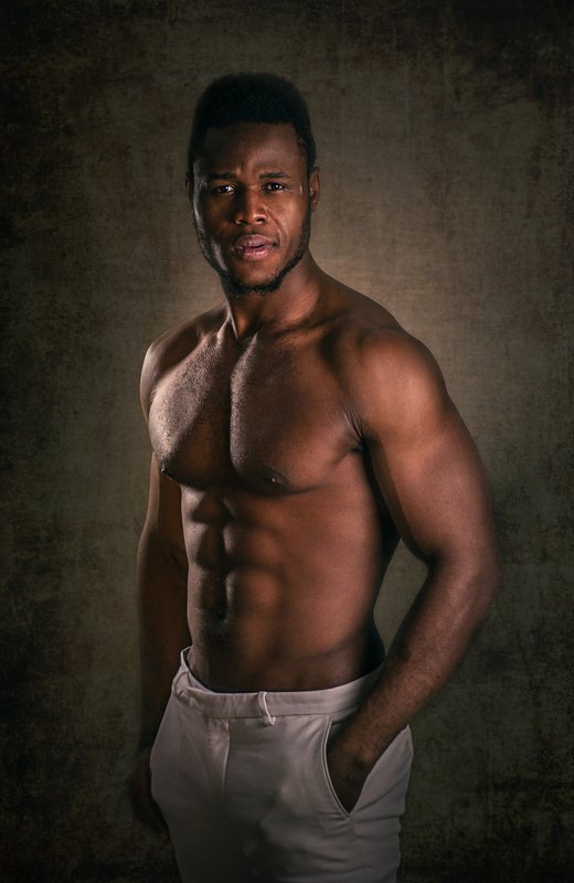 мужчина, мужской_портрет, афроамериканец, студия Мишельphoto preview