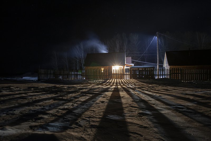 ночь  Длинные ночи в Сибири photo preview