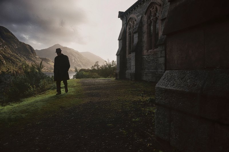 шотландия, закат, церковь Эпилогphoto preview