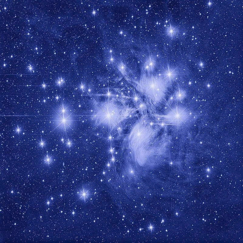 Астрономия, Звёзды, Ночь, Скопление, Туманность Плеядыphoto preview