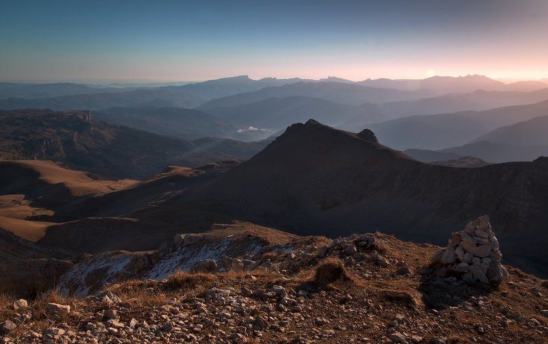 оштен, лаги, рассвет Первая высотаphoto preview