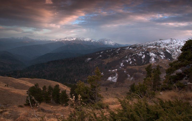 лаги, закат Зима не за горами..photo preview