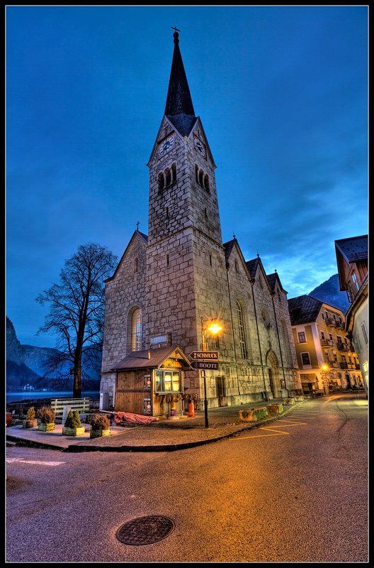 Вечер в альпийском городишкеphoto preview