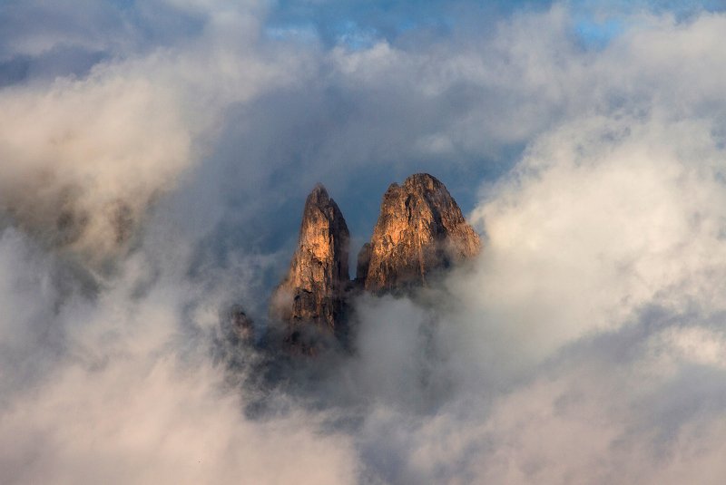 mountains, dolomites, italy, sunrise, landscape, nature, travel, summer, peak, clouds Windowphoto preview