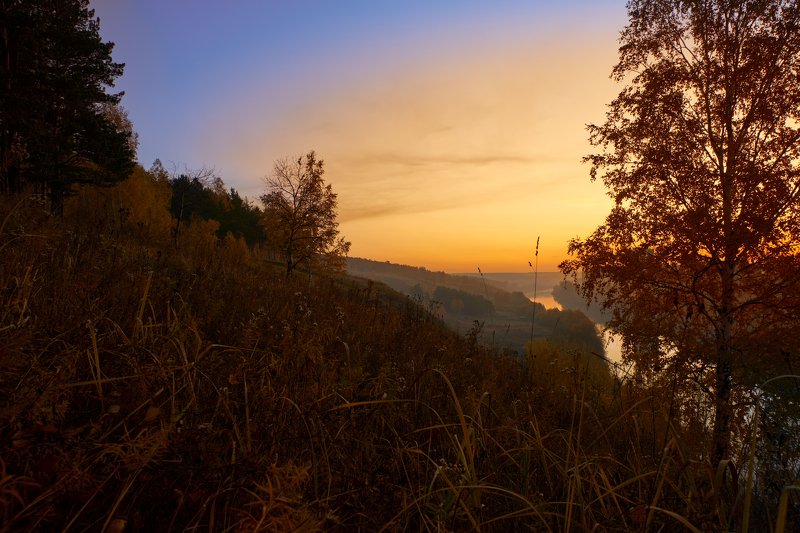 восход, осень meeting sunrisephoto preview