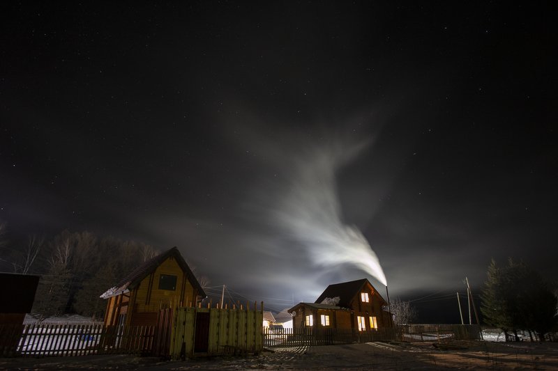 ночь природа звёзды  Это мысли наши в космос улетают. photo preview