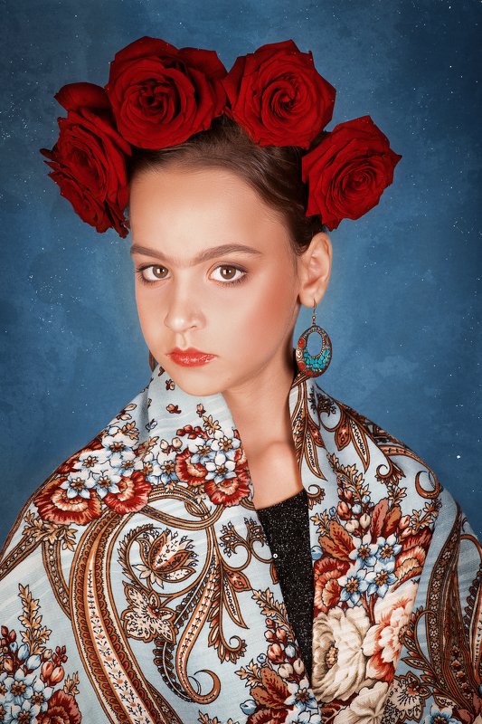 Портрет гламур фрида арт фэшн  Образ Фридыphoto preview