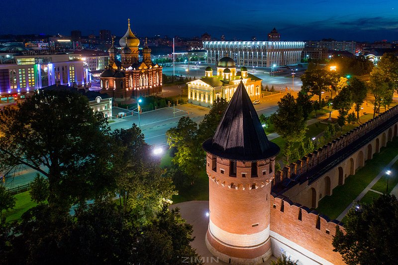 тула, тульская, область, кремль Тула Вид на центр города фото превью