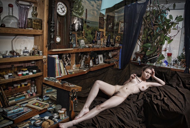 Позирую любимому художнику...photo preview