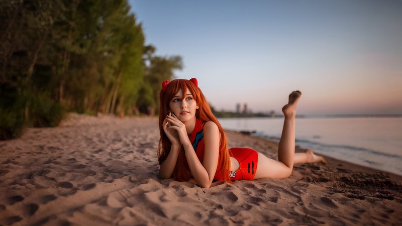 Евангелион, Аска, косплей, cosplay  Евангелионphoto preview