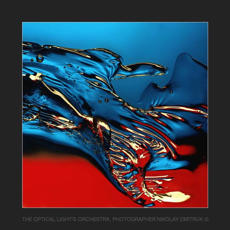 абстракция океан. авторская работа. стеклоphoto preview