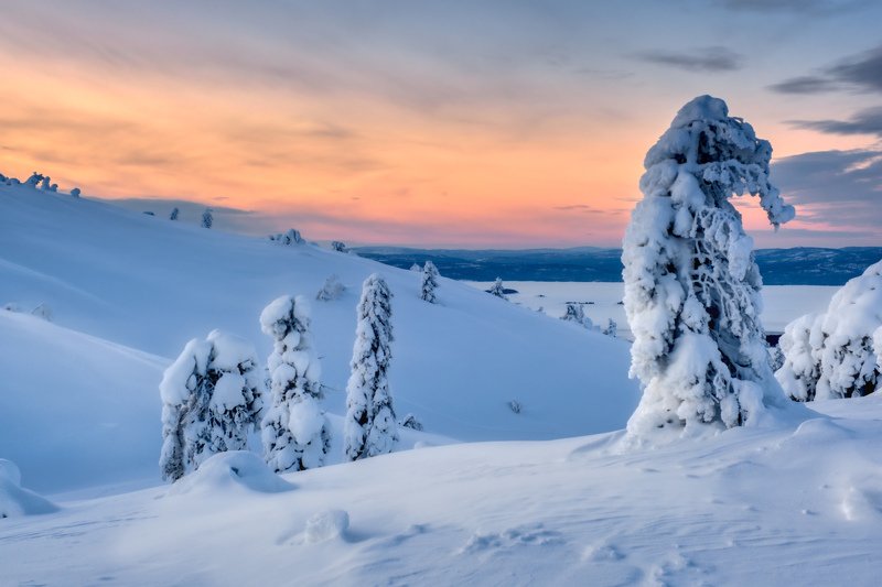 Заполярье... сумерки.photo preview