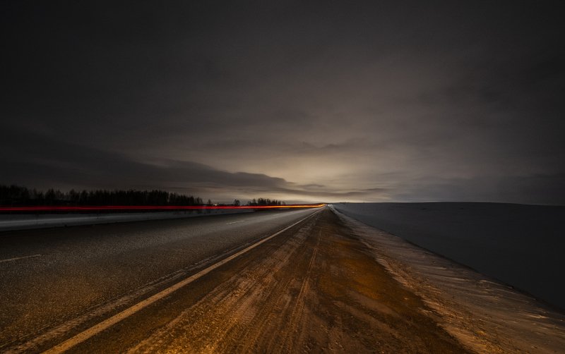 дорога ночь  К новым горизонтам!photo preview