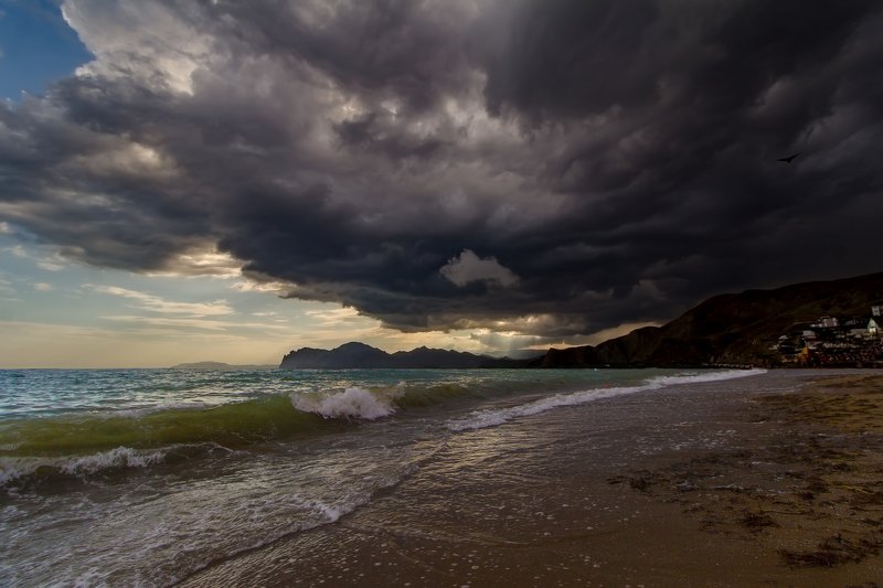 крым, море, черное Надвигается... фото превью