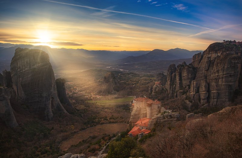 Sunset at Meteora, Greecephoto preview