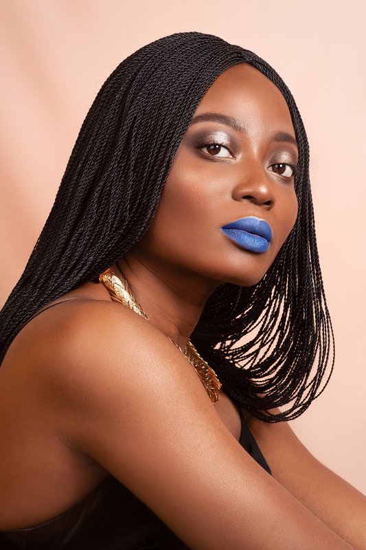 девушка, гламур, портрет косички Хабиphoto preview