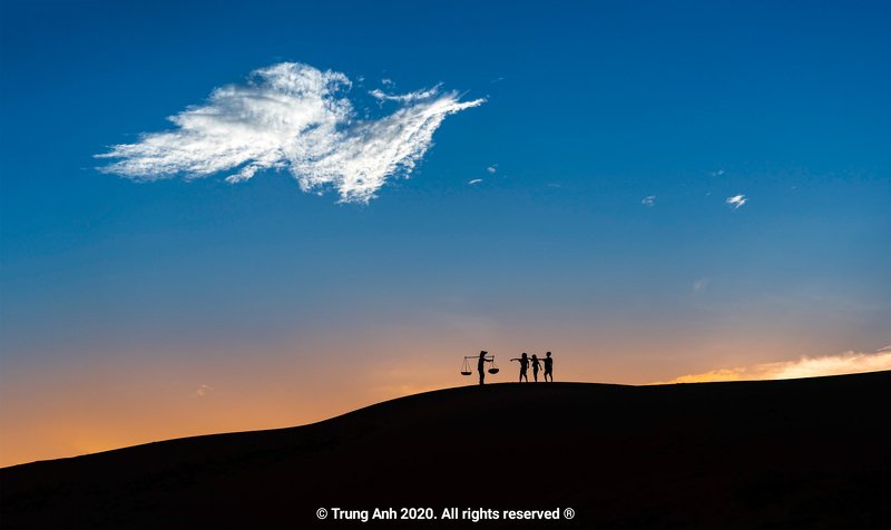 Sunset on Nam Cuong Sandhillphoto preview