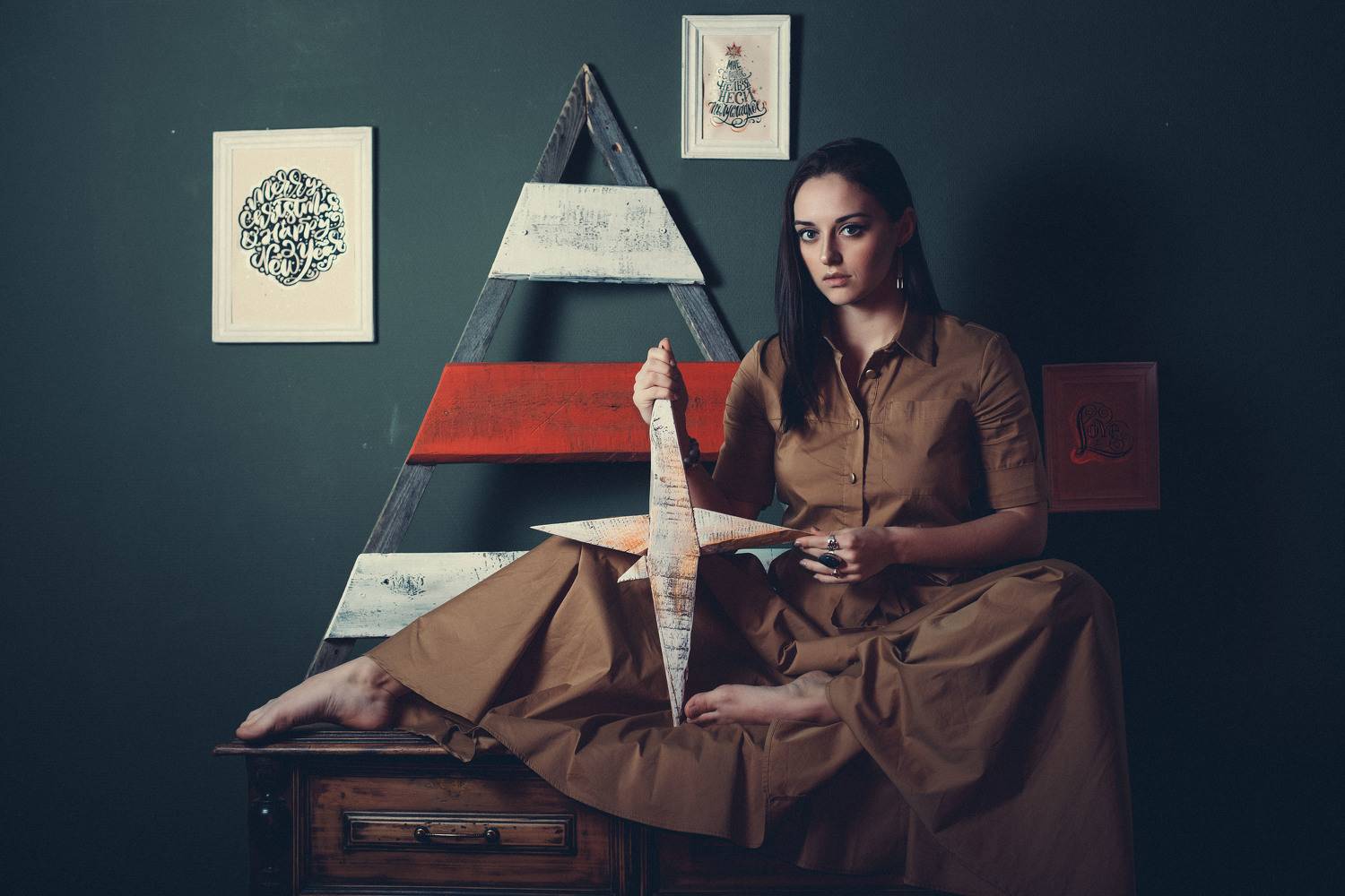 девушка, портрет, Антон Лихач