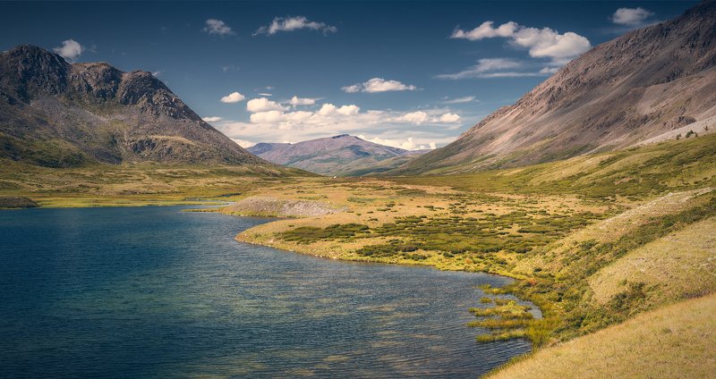 пейзаж, панорама, горы, озеро, алтай, сибирь, природа, путешествия, буйлюкем, ущелье, река, дно, камни Глубины Буйлюкемаphoto preview
