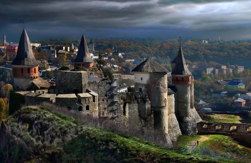замок, каменец-подольский, крепость, украина, замки крепости украины После-грозовое-штормовое в Каменец-Подольскеphoto preview